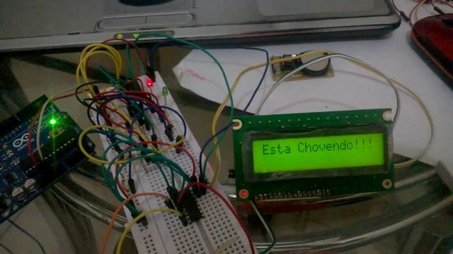 Arduino + PCF8574 + LCD 16x2 com Modulo I2C + Sensor de Chuva. смотреть онлайн