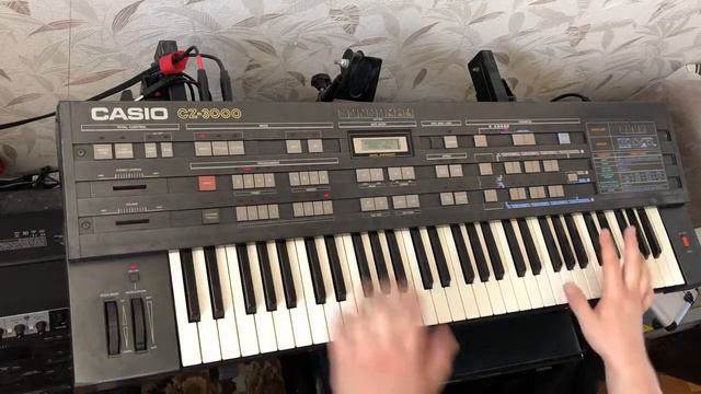 Casio CZ3000 1986 Syntheziser Synth From 80s