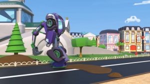 О, нет! Там ЗЛОЙ ОГРОМНЫЙ ПАУК! СУПЕР, РОБОТ, спаси нас! - Робот и Кран трансформеры