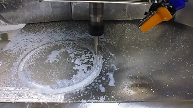 CNC // Test cut // Aluminum. Estlcam, Arduino 2560 #3 смотреть онлайн