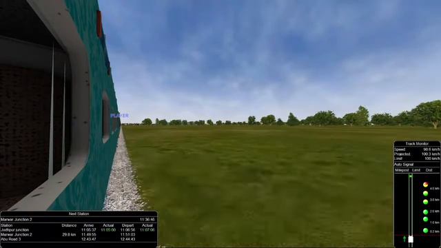 SGNR - TPJ Humsafar express / wdp4b cab ride / Salawas to Pali Marwar / Royal Rajasthan/ Msts IR смотреть онлайн