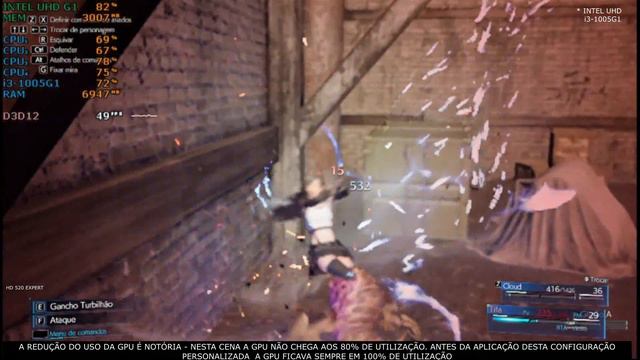 Como Rodar Final Fantasy 7 Remake Em PC Fraco (Intel HD/UHD) смотреть онлайн