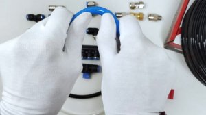 ФИТИНГИ и ТРУБКА NBPT.  Комплектующие для ПНЕВМАТИЧЕСКИХ магистралей. ОБЗОР