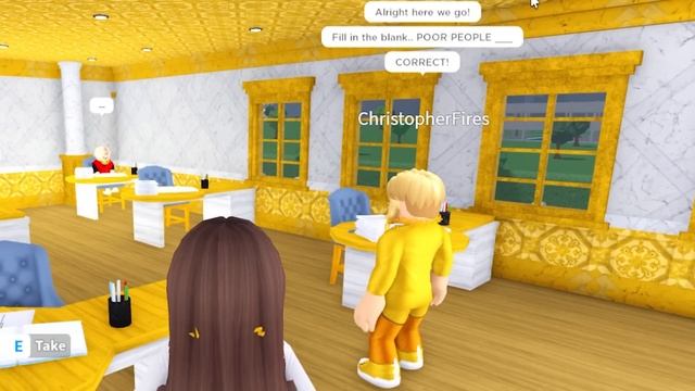 POOR School Vs RICH School! (Roblox) смотреть онлайн