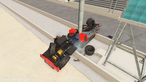 Epic Truck Jumping Off Of a Giant Ramp #BeamNG.Drive