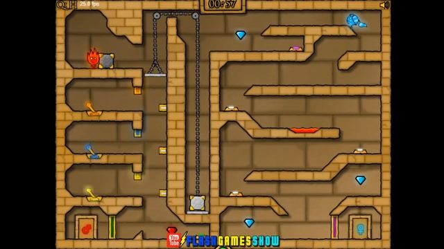 Fireboy And Watergirl 2 In Light Temple Full Game Walkthrough All Levels смотреть онлайн