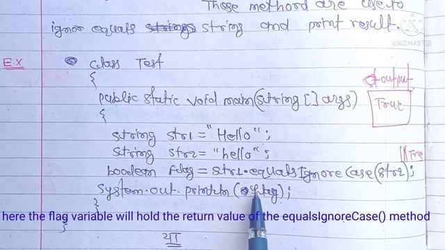 equalsIgnoreCase() method in java |lec-6| java string class method|AndroJavaOfficial смотреть онлайн