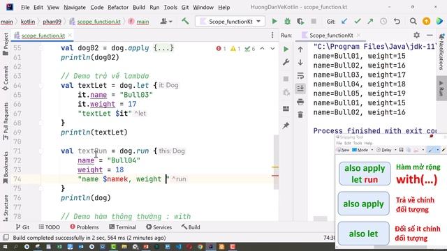 Kotlin P09 | Scope Function | lateinit keyword | lazy keyword смотреть онлайн