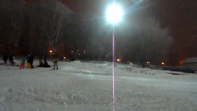 Горнолыжный центр, Солнечная долина, парк Курасовщина, Минск, Беларусь, декабрь 2014, HD смотреть онлайн