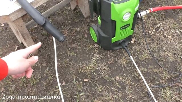 GREENWORKS/ Обзор мойки/ Мою стеклянные теплицы/ Скоро переезд рассады в теплицу/#деревня #теплицы смотреть онлайн