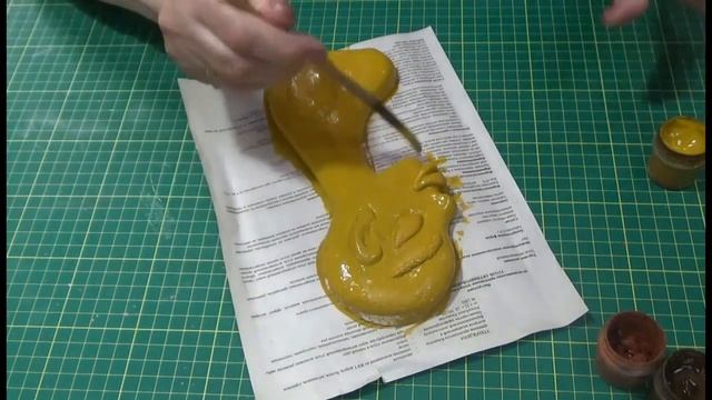 Настенное пано , Негритянская девушка, Работа из солёного теста .mp4 смотреть онлайн