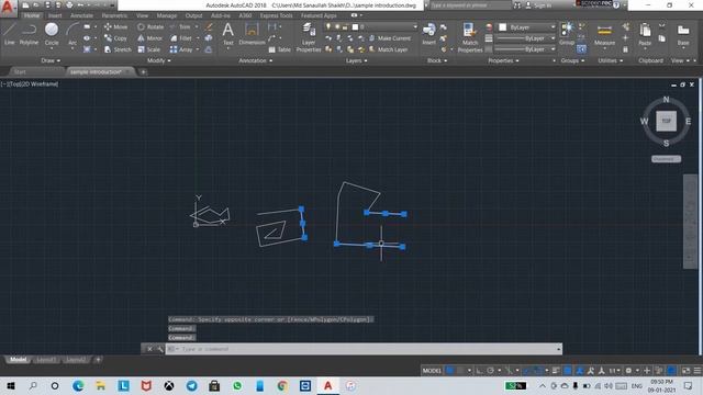 AutoCAD Basic Tutorial for Beginners - Lesson - 1 смотреть онлайн