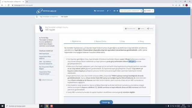 E-DEVLET ÜZERİNDEN TELEFON İMEİ KAYIT | KİMLİK Ve PASAPORT (ANDROID - IOS)