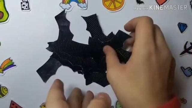 DIY!Гирлянда на Хеллоуин!ка сделать гирлянду на Хеллоуин в виде приведений и летучих мышек!!! смотреть онлайн