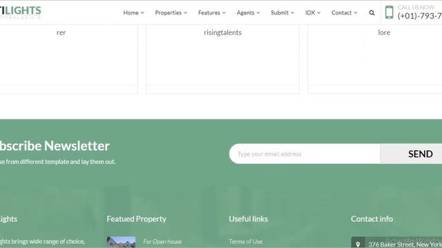CitiLights Real Estate WordPress Theme смотреть онлайн