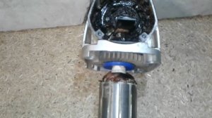 Снять ротор с редуктора болгарки за минуту