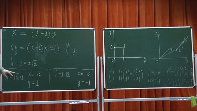 326 Квадрат матрицы. Теорема Гамильтона-Кэли. Собственные векторы. Явная формула для чисел Фибоначч смотреть онлайн