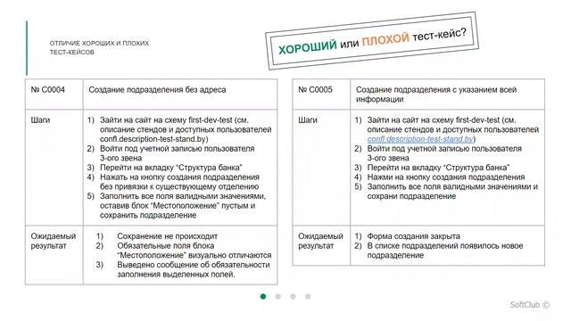 Тест кейсы. Урок 1 смотреть онлайн