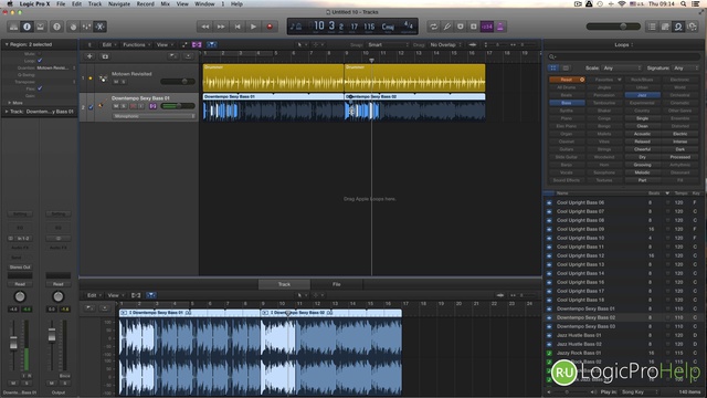 Logic Pro X Groove Track и Tap Tempo