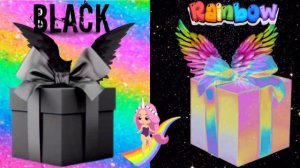 CHOOSE YOUR GIFT 🎁 RAINBOW vs Black 🌈 ВЫБЕРИТЕ ПОДАРОК | РАДУГА против черного