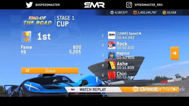 End Of The Road Stage 1 - Bugatti Bolide - Real Racing 3 смотреть онлайн