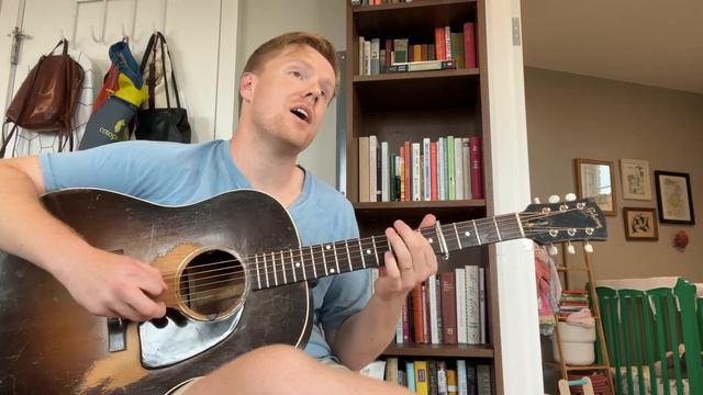 “Blue Virginia Blue” cover with my old Gibson смотреть онлайн
