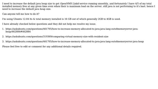 Ubuntu: How to increase JAVA Heap Size? смотреть онлайн