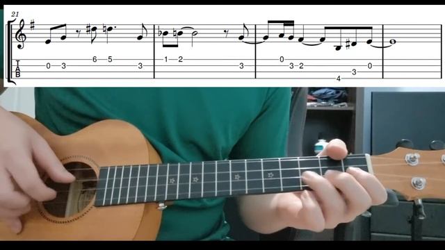 The James Bond Theme - Easy Beginner Ukulele Tabs With Playthrough Tutorial Lesson смотреть онлайн