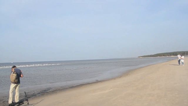 26.09.2020 летний денек в конце сентября, прогулка где Лиелупе впадает в Рижский залив. смотреть онлайн
