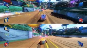 Team Sonic Racing?ГОНКИ НА ВЫБЫВАНИЕ #2? ИГРЫ ДЛЯ ДВОИХ