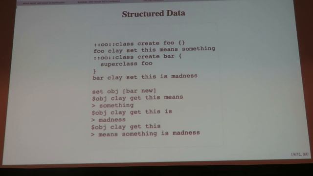 Tcl'2018: Clay - A Minimalist Framework for TclOO Libraries (Sean Woods) смотреть онлайн
