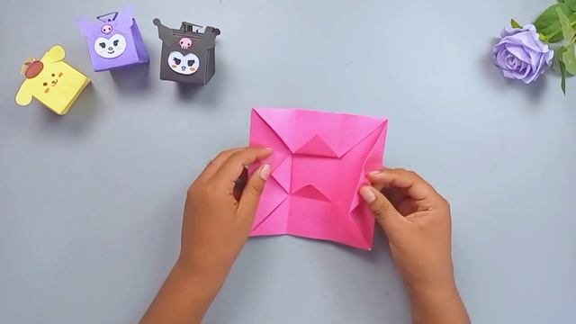 ORIGAMI Tas Ransel (My Melody,kuromi, Pompompurin) - Paper Backpack