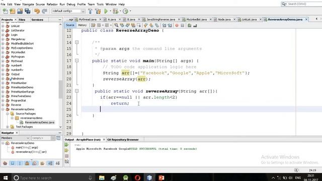 Reverse Array In Place[Reverse String words of Sentence] In [Hindi]✓ | Coding Round Program смотреть онлайн