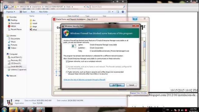Instalacion Weblogic y Forms 11g R2 W7 32 bit смотреть онлайн