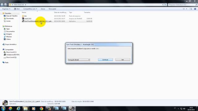 Euro Truck Simulator 2 Instalando Patch e Crack 1.6.1 смотреть онлайн
