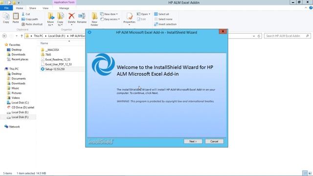 HP ALM - Install Excel Add-ins
