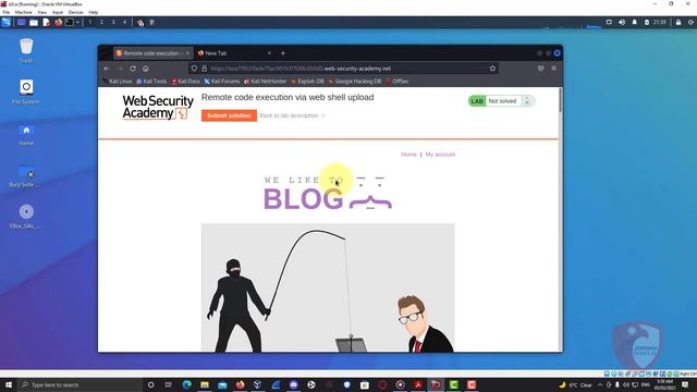 Remote Code Execution via web shell upload | AWAPT | Portswigger Lab | Cyber Security смотреть онлайн