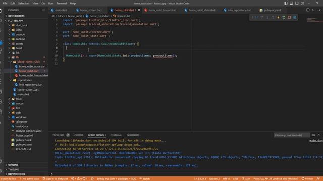 Flutter Cubit - Получение данных смотреть онлайн