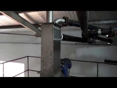 Сепарация куриного помета / Chicken manure screw separation