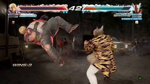 Tekken 7 online rank match смотреть онлайн