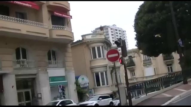 CAB RIDE BUS MONACO ligne 5 Larvotto Hopital смотреть онлайн