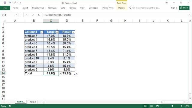 Tables - Excel for Experts - Lesson 3 смотреть онлайн