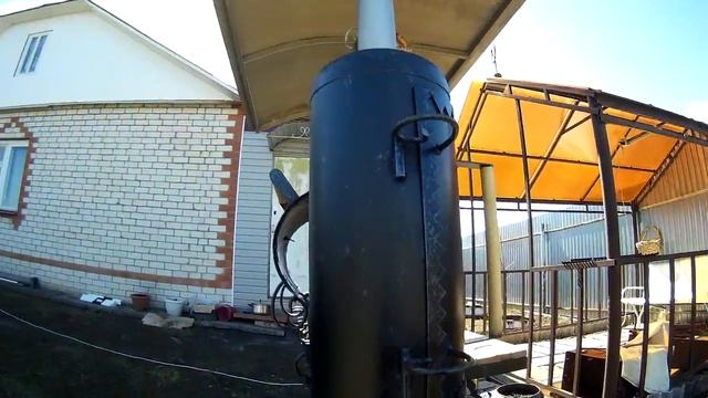 Дымогенератор холодного копчения на коптильню из газовых баллонов смотреть онлайн
