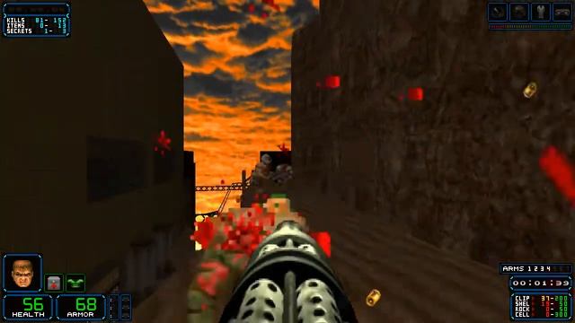 Disjunction [Doom II] Map 01 'Leaden Skies' - UV-Max in 3:12 смотреть онлайн