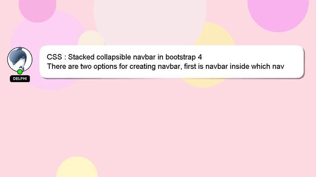 CSS : Stacked collapsible navbar in bootstrap 4 смотреть онлайн