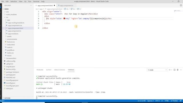#10 Angular Typescript | For loop in Angular | Angular Tutorial | Sukhraj смотреть онлайн