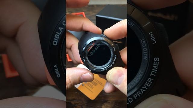 Время намаза. Настройка Alfajr Qibla Compass Часы Альфаждр Кибла Компас WQ18 смотреть онлайн