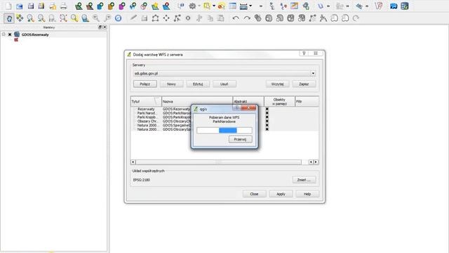 Wykorzystanie usługi WFS w QGIS смотреть онлайн