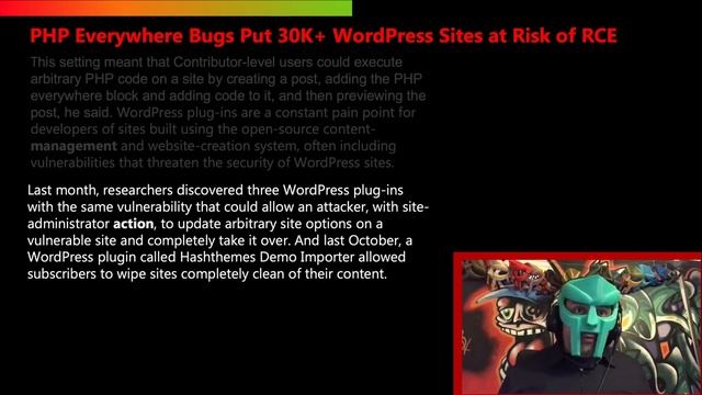 Over 30K Wordpress Sites Under RCE Attacks | Owing To PHP Everywhere Vulnerabilities | Cybersecurit смотреть онлайн