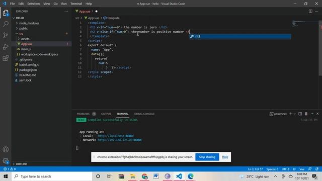 VUE JS COURSE- CONDITIONAL RENDERING смотреть онлайн